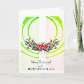 Frohe Weihnachten! Karte (Vorderseite)