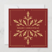 FROHE WEIHNACHTEN KARTE (Vorderseite)