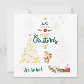 Frohe Weihnachten Karte (Vorderseite)