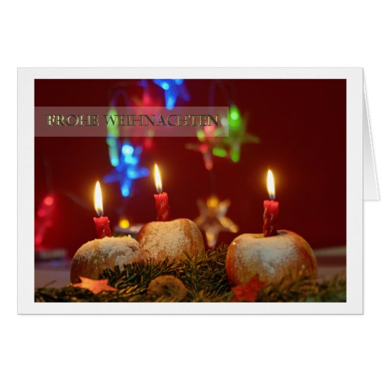 Frohe Weihnachten Karte
