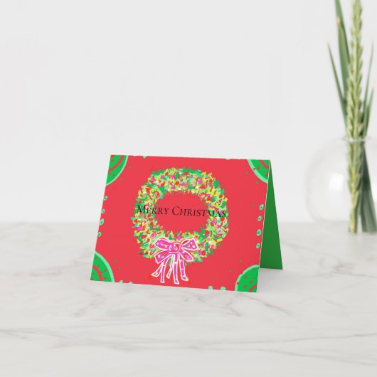 Frohe Weihnachten Karte (Vorderseite)