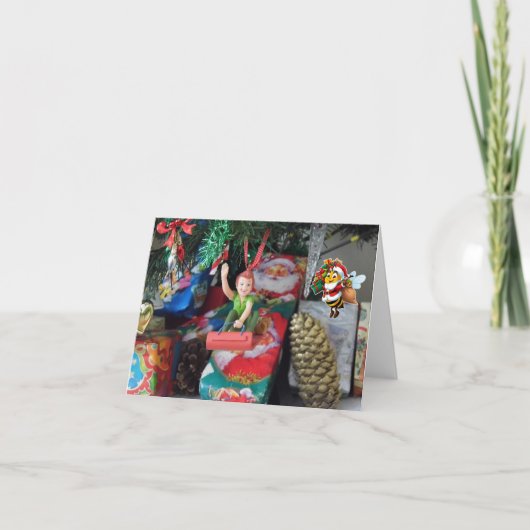 Frohe Weihnachten. Karte (Vorderseite)