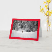 Frohe Weihnachten Karte (Gelbe Blume)