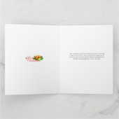 Frohe Weihnachten Karte (Innenseite)