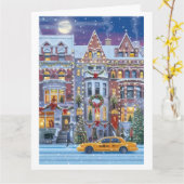 Frohe Weihnachten Karte (Gelbe Blume)