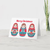 Frohe Weihnachten Karte (Vorderseite)