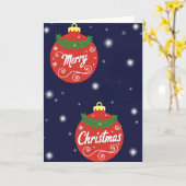 Frohe Weihnachten Karte (Gelbe Blume)