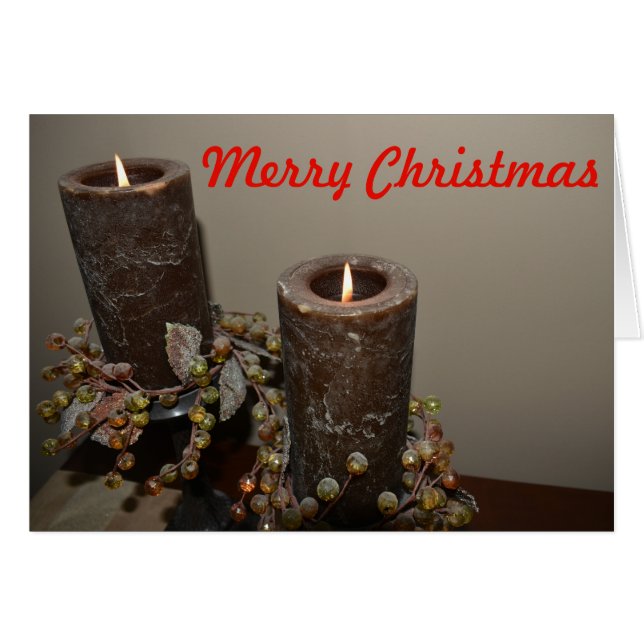 Frohe Weihnachten, Karte (Vorderseite (Horizontal))