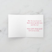 Frohe Weihnachten Karte (Innenseite)