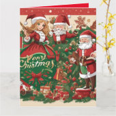 Frohe Weihnachten Karte (Gelbe Blume)