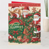 Frohe Weihnachten Karte (Rückseite)