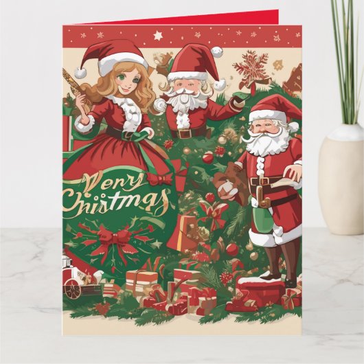 Frohe Weihnachten Karte (Vorderseite)