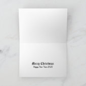 Frohe Weihnachten! Karte (Innenseite)