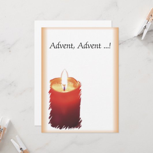 Frohe Weihnachten Karte (Vorderseite/Rückseite Beispiel)