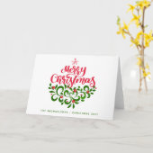 Frohe Weihnachten Karte (Gelbe Blume)