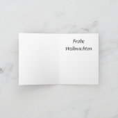 Frohe Weihnachten Karte (Innenseite)