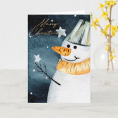 Frohe Weihnachten Karte (Gelbe Blume)
