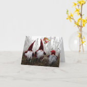 Frohe Weihnachten. Karte (Gelbe Blume)