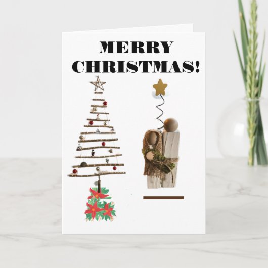 Frohe Weihnachten! Karte (Vorderseite)