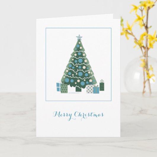 Frohe Weihnachten Karte (Gelbe Blume)