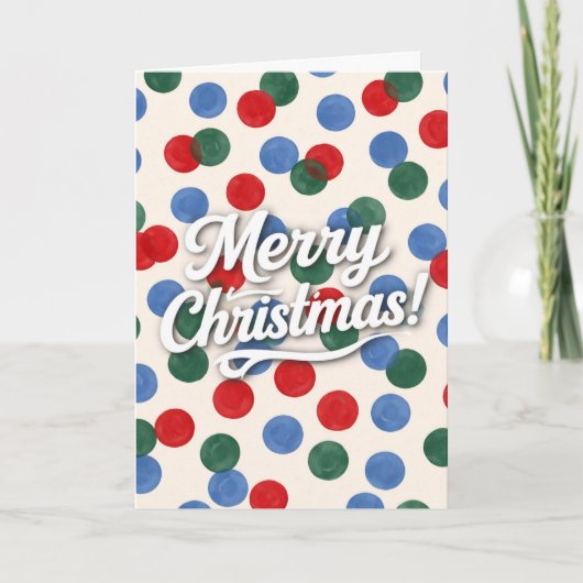 Frohe Weihnachten Karte (Vorderseite)