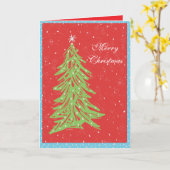 Frohe Weihnachten Karte (Gelbe Blume)