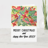 Frohe Weihnachten! Karte (Vorderseite)