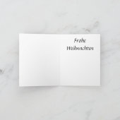 Frohe Weihnachten Karte (Innenseite)