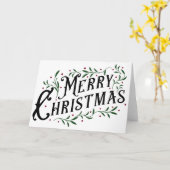 Frohe Weihnachten Karte (Gelbe Blume)