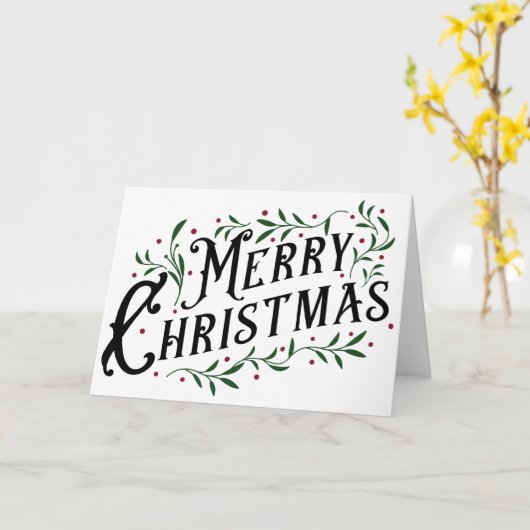 Frohe Weihnachten Karte (Gelbe Blume)