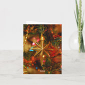 Frohe Weihnachten Karte (Rückseite)