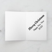 Frohe Weihnachten! Karte (Innenseite)