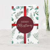 Frohe Weihnachten Karte (Vorderseite)