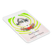 Frohe Weihnachten! Karte Magnet (Rechte Seite)