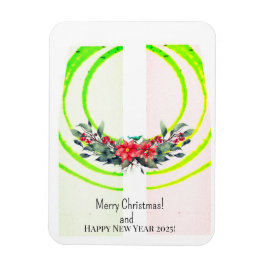 Frohe Weihnachten! Karte Magnet