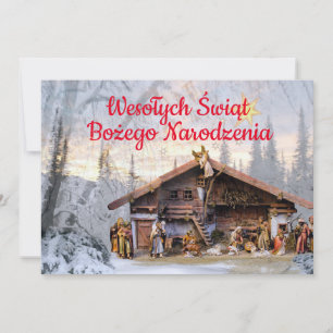 Frohe Weihnachten Katholische Weihnachtskarte auf  Ankündigung