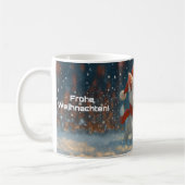 Frohe Weihnachten - Kätzchen-Geschenktasse Kaffeetasse (Links)
