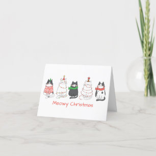 Frohe Weihnachten Katzen