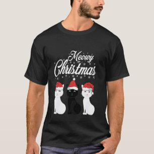 Frohe Weihnachten -Katzen & Kätzchen Weihnachtsman T-Shirt
