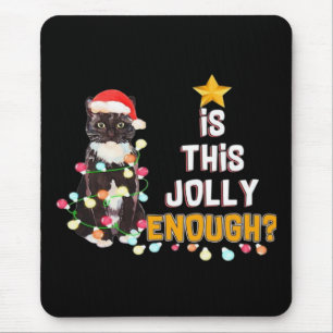 Frohe Weihnachten Katzen  Mousepad