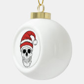 Frohe Weihnachten Keramik Kugel-Ornament (Rechts)