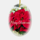 Frohe Weihnachten Keramik Ornament (Vorne)