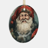 Frohe Weihnachten Keramik Ornament (Rechts)