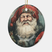 Frohe Weihnachten Keramik Ornament (Links)