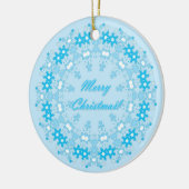 frohe Weihnachten Keramik Ornament (Links)