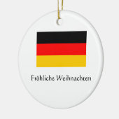 Frohe Weihnachten Keramik Ornament (Links)