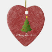 Frohe Weihnachten Keramik Ornament (Rechts)