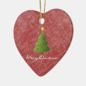 Frohe Weihnachten Keramik Ornament (Links)