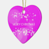 Frohe Weihnachten Keramik Ornament (Links)