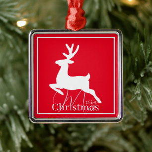 Frohe Weihnachten Keramik-Ornament Ornament Aus Metall